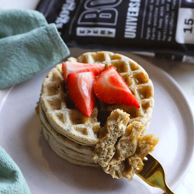 Gluten Free Hemp Protein Waffles