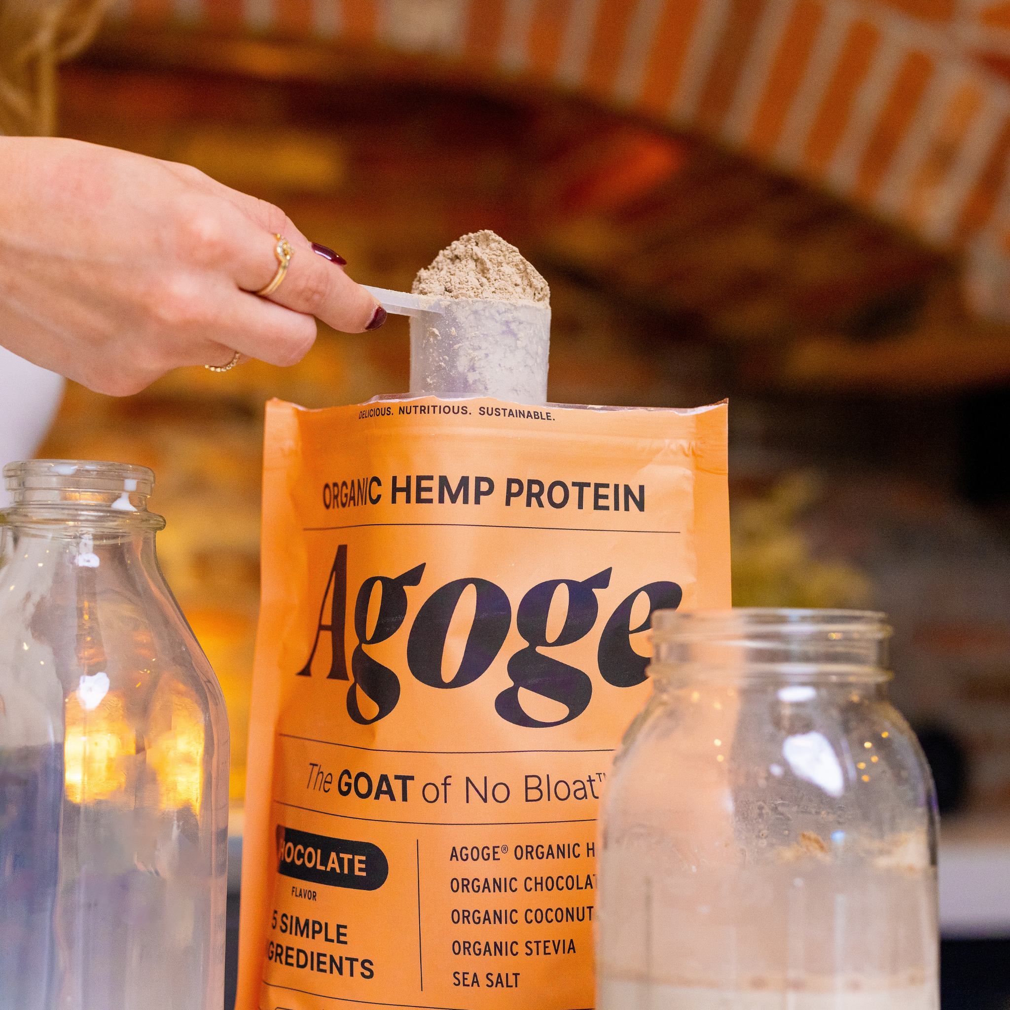 Agoge Organic Hemp Protein - Chocolate Agoge Organic Hemp Protein - Chocolate